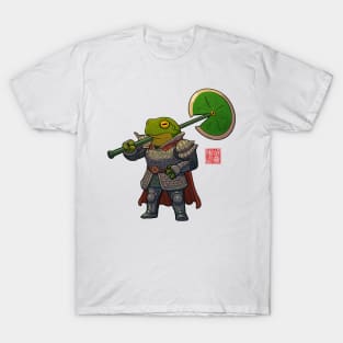 Frog Fighter Fantasy Armored Heavy Warrior T-Shirt